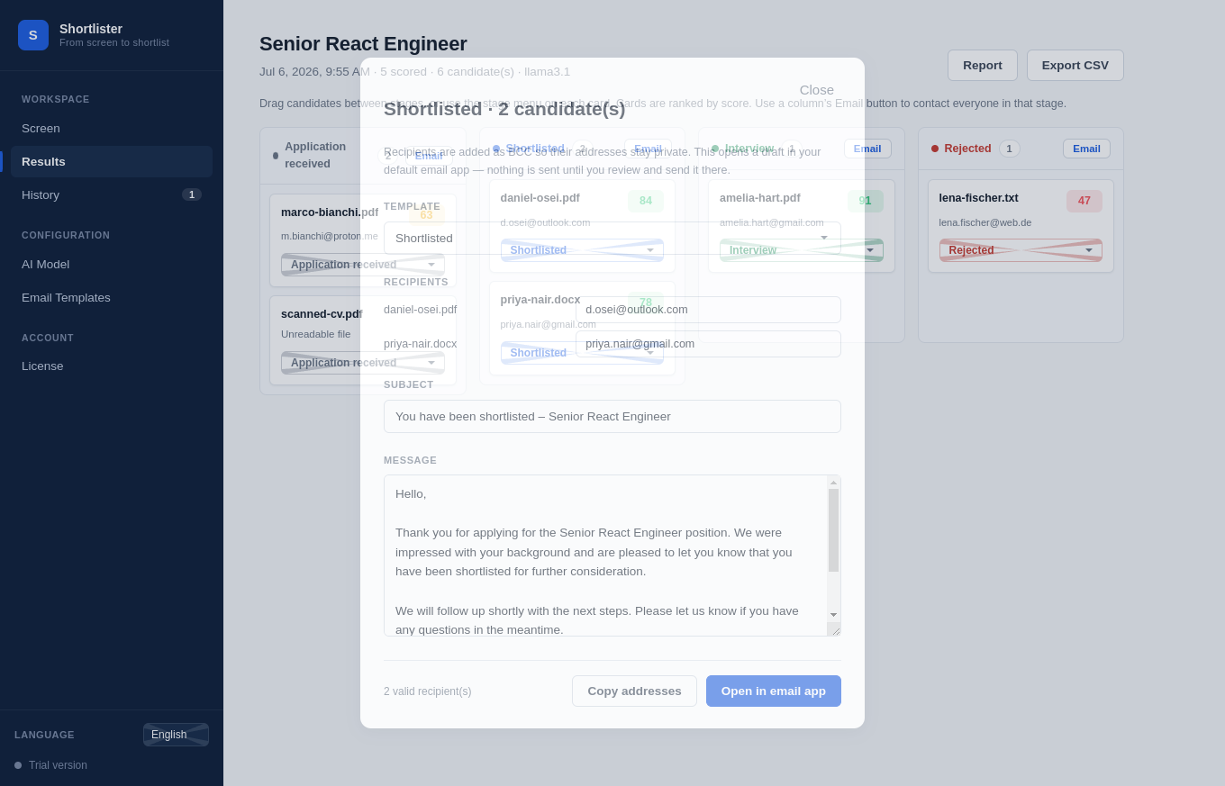 Email compose